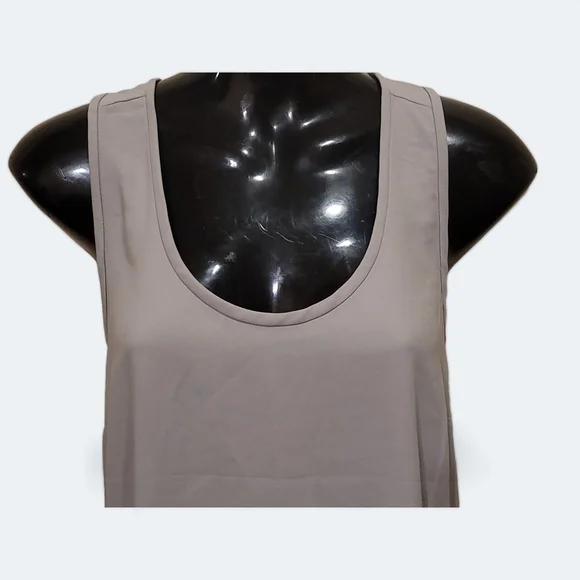 DAILY RITUAL - Gray Racerback Tank Top - Picture 2 of 4